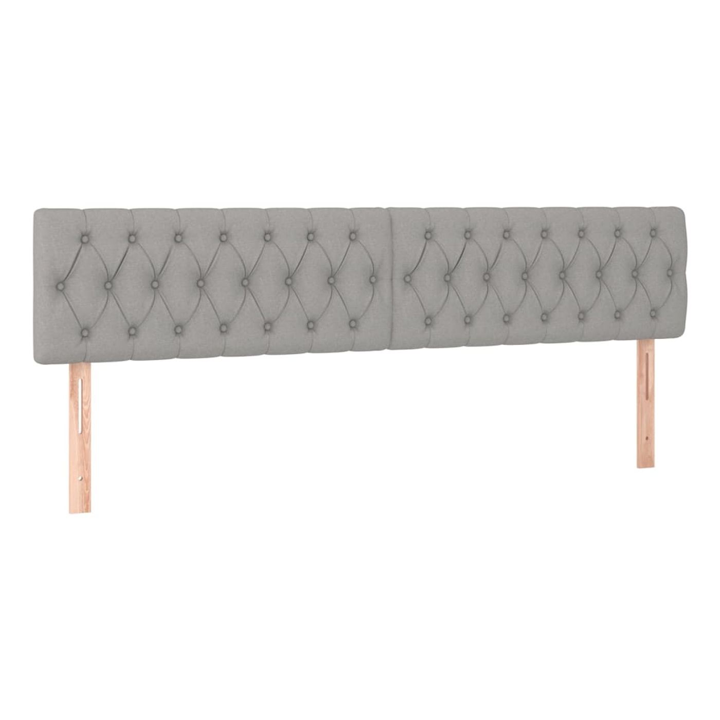 Okvir za krevet s madracem i LED rasvjetom, svijetlosiva, 180x200 cm, tekstil - 7