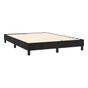 Boxspring krevet s madracem, crni, 140x200 cm, baršun thumbnail 4