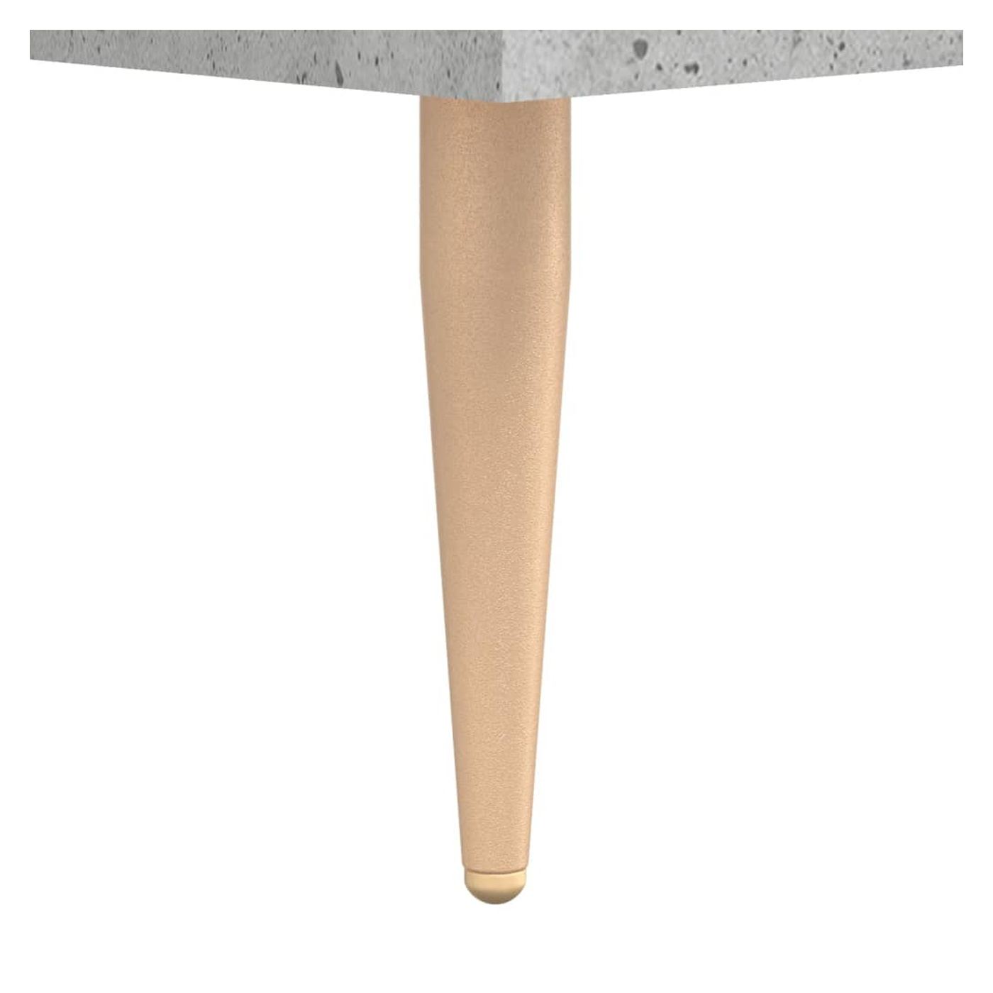 Visoka ormar, betonsko siva, 34,5x34x180 cm, obrađeno drvo - 11