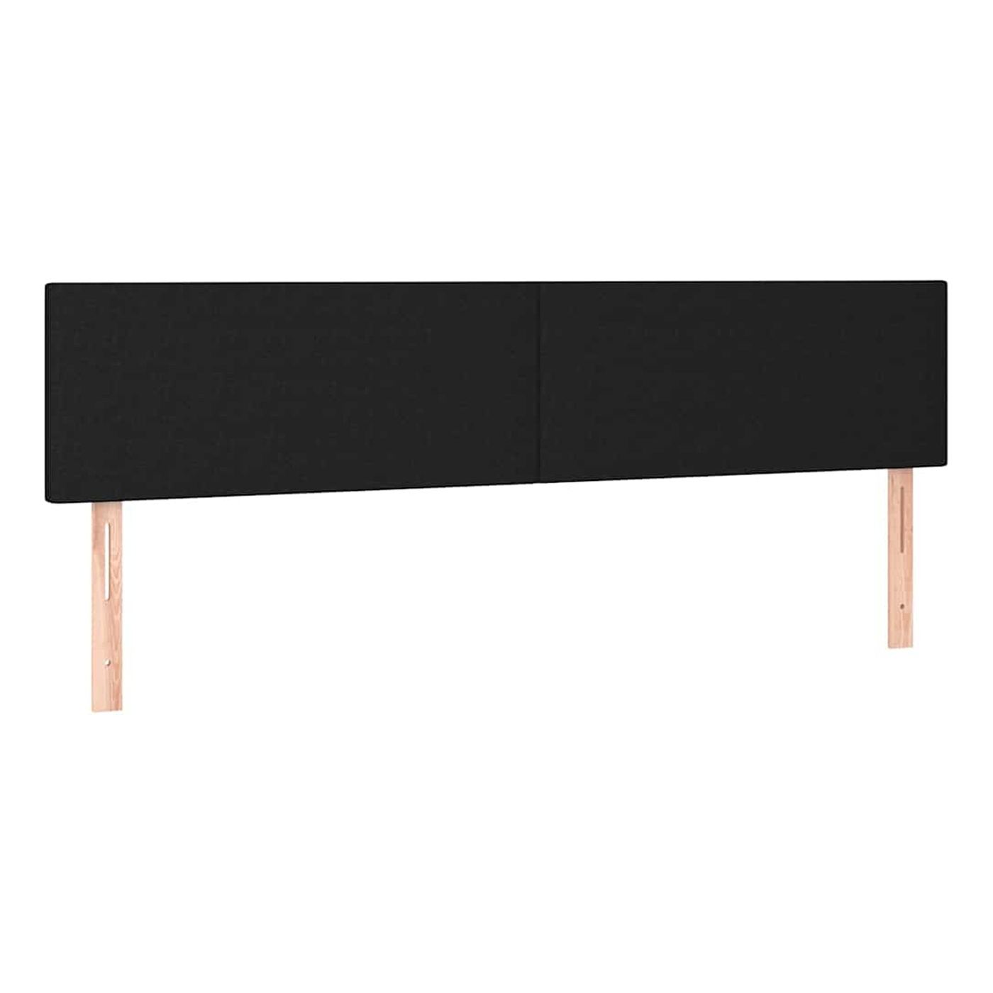 Krevet s oprugama, madracem i LED rasvjetom, crni, 180x200 cm, tekstil - 7