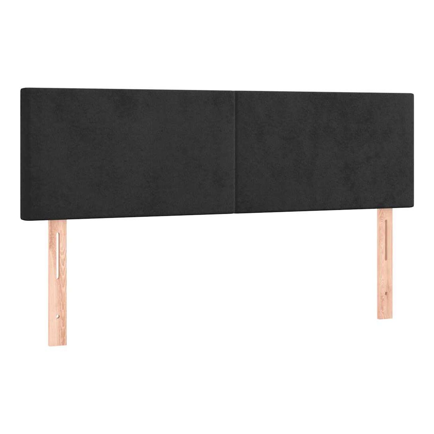 Box krevet s podnicom, crni, 140x190 cm, baršun - 6