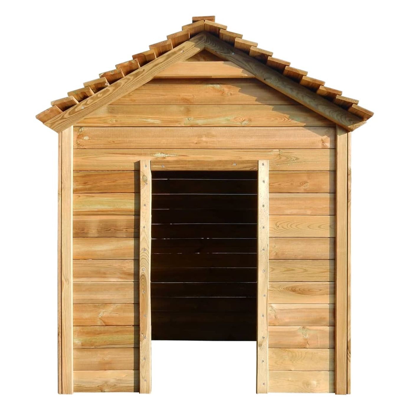 Къщичка за игра на открито, 123 x 120 x 146 см, дърво бор - 2