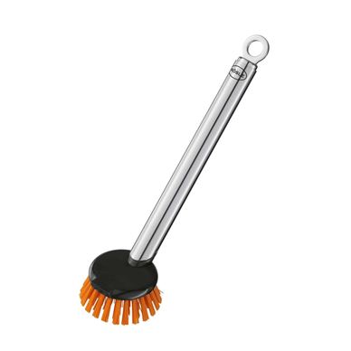 Perie de bucatarie, rösle - inox/portocaliu 