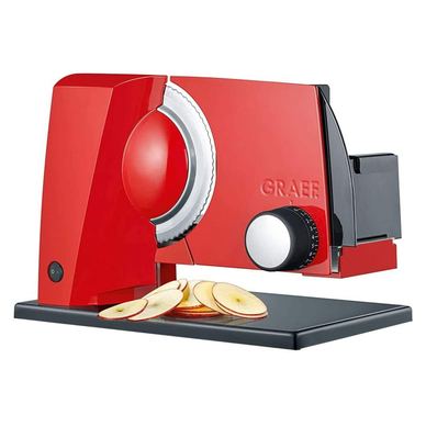 Elektromos szeletelő, Graef, SlicedKitchen Line 110, 0-20 mm, piros