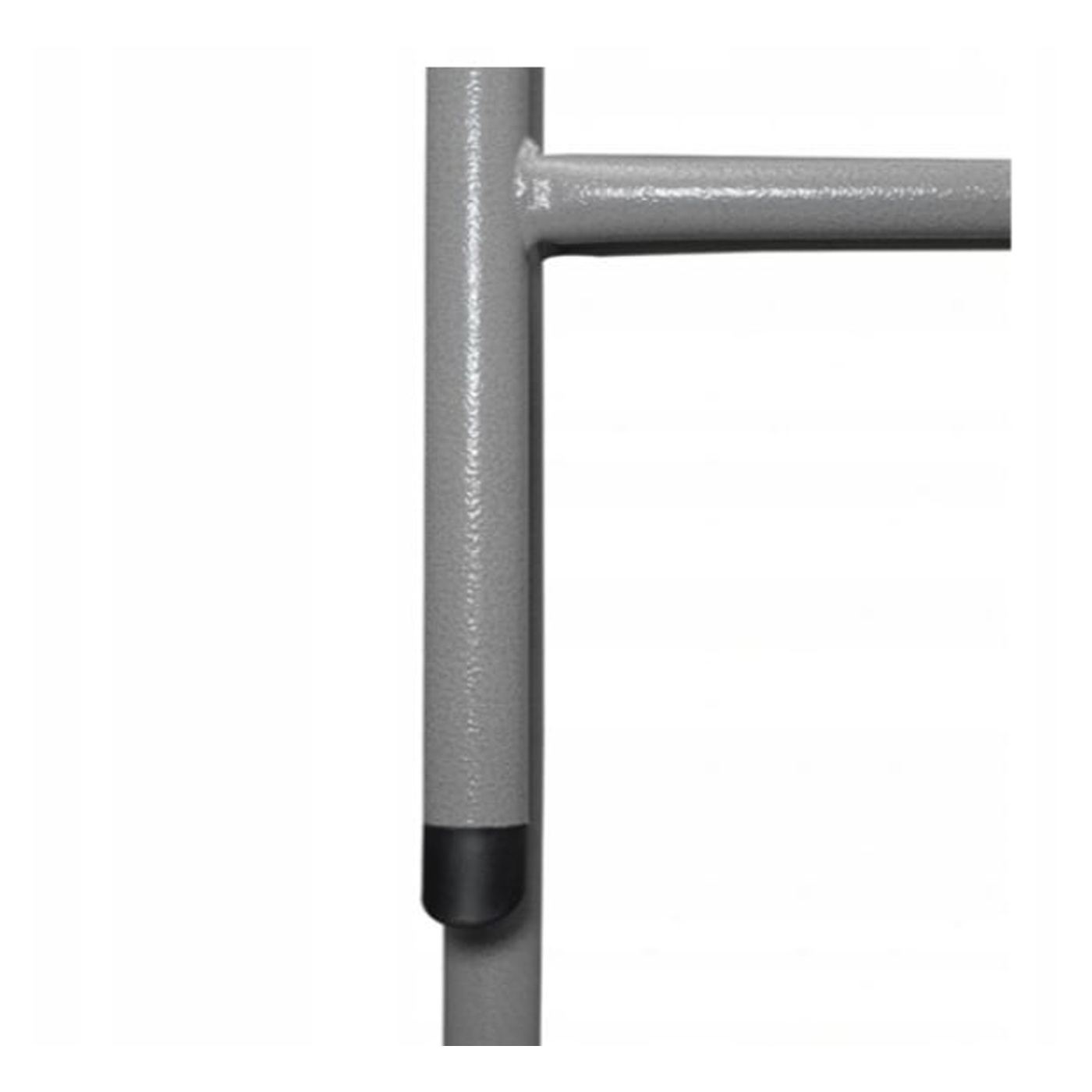 Сгъваем стол 54x46x86 см, стомана и HDPE, неплъзгащ, бял - 3