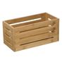 5Five Solid Bamboo Storage Basket, 15x31x15 cm, Natural thumbnail 1