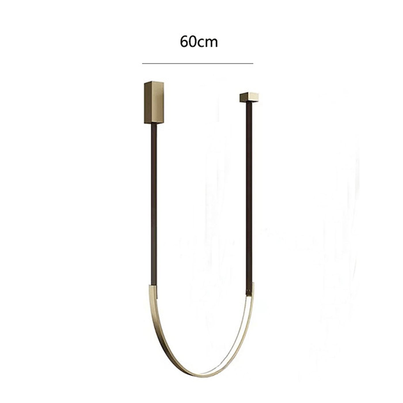 Lustra LED cu accente aurii 60 x 120 cm - 4