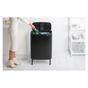 Кофа за боклук с крака, Brabantia, Bo Touch Bin Hi, 2 x 30 литра, матово черна thumbnail 3