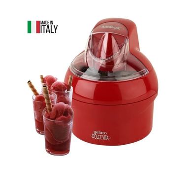 Masina de inghetata, nemox - dolce vita 1.1 l, rosu