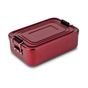 Кутия за обяд Rominox Quadra Red, 900 ml, черен алуминий, регулируем разделител, плътно затваряне thumbnail 1