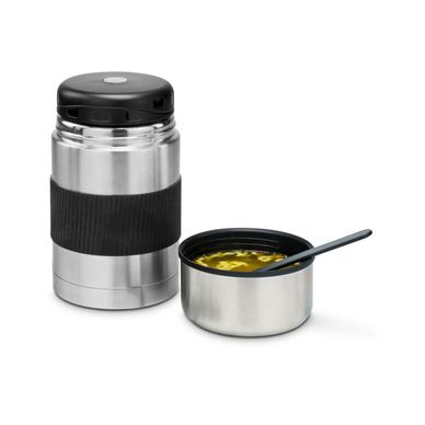 Θερμός Rominox Urban, 750 ml, ανοξείδωτο ατσάλι, πολυλειτουργικό καπάκι, κουτάλι και ιμάντας