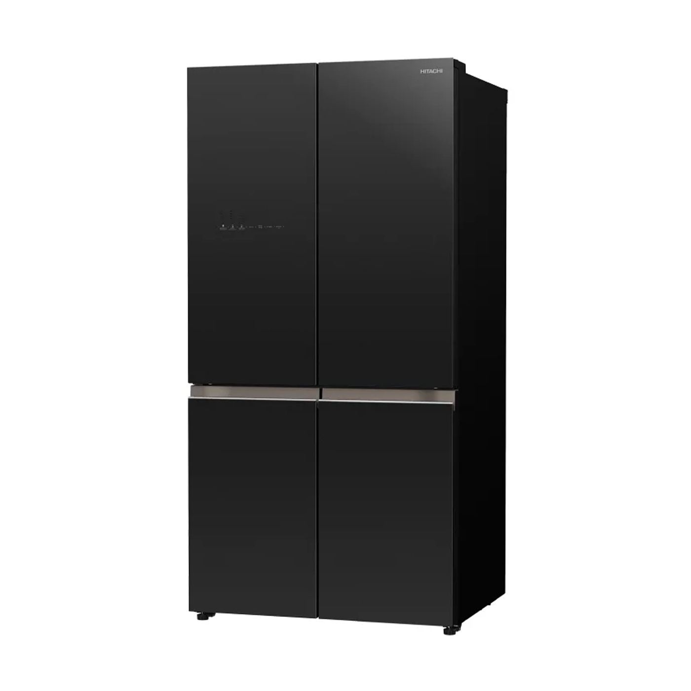 Хладилник Side-by-Side с 4 стъклени врати, Hitachi, Deluxe Inverter, Full No Frost, 569 литра, черен - 4