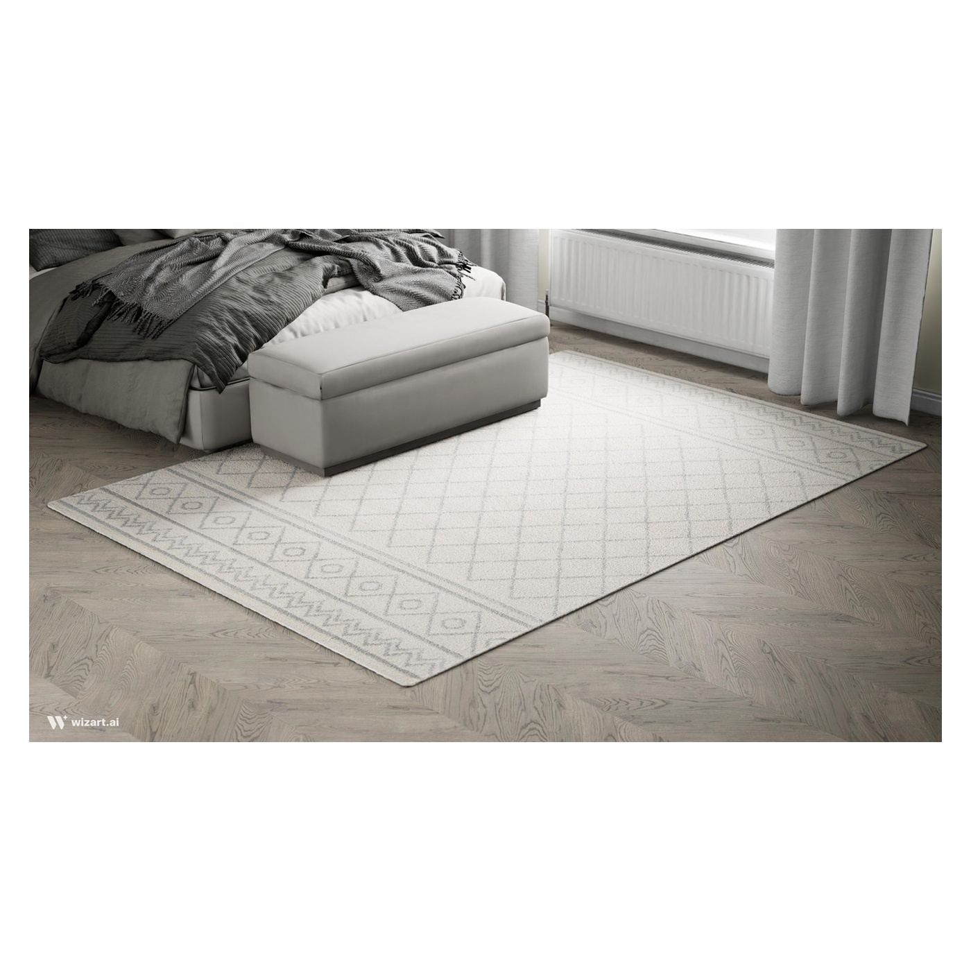 Килим Firenze White Light Grey - 4