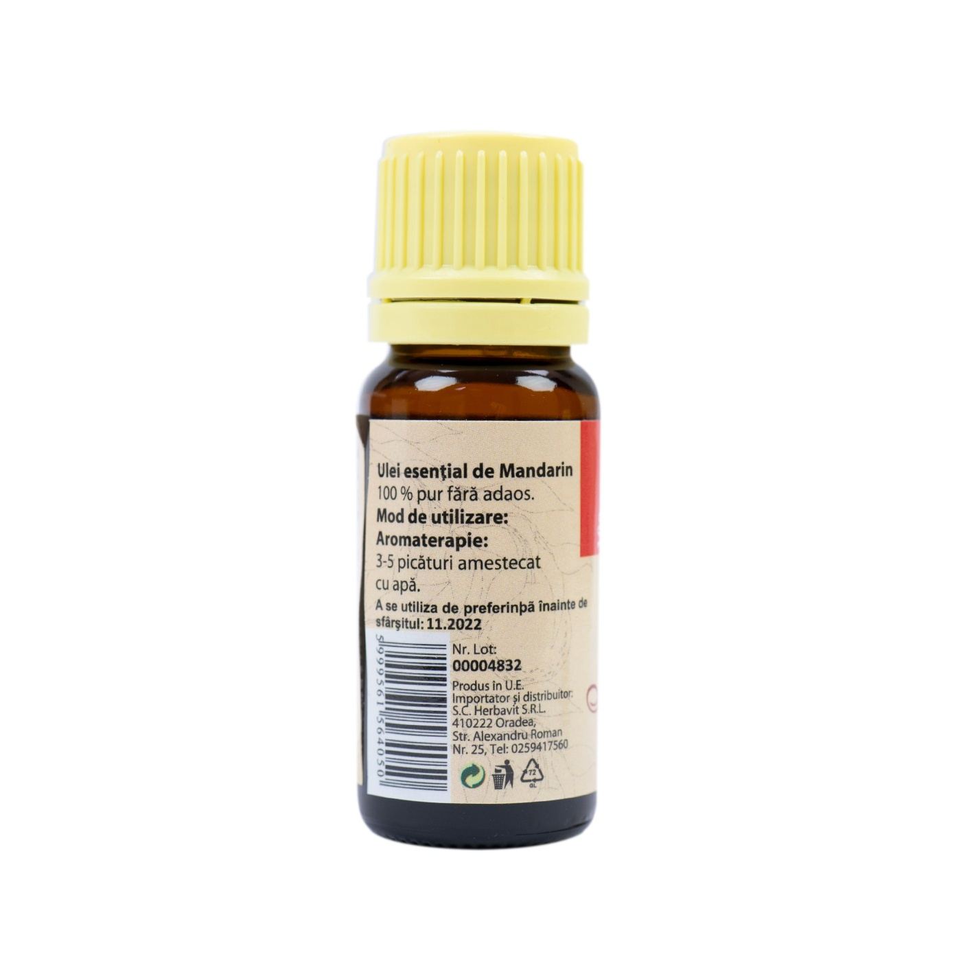 Ulei esential de Mandarin (citrus reticulata) 100 % pur fără adaos 10 ml - 3