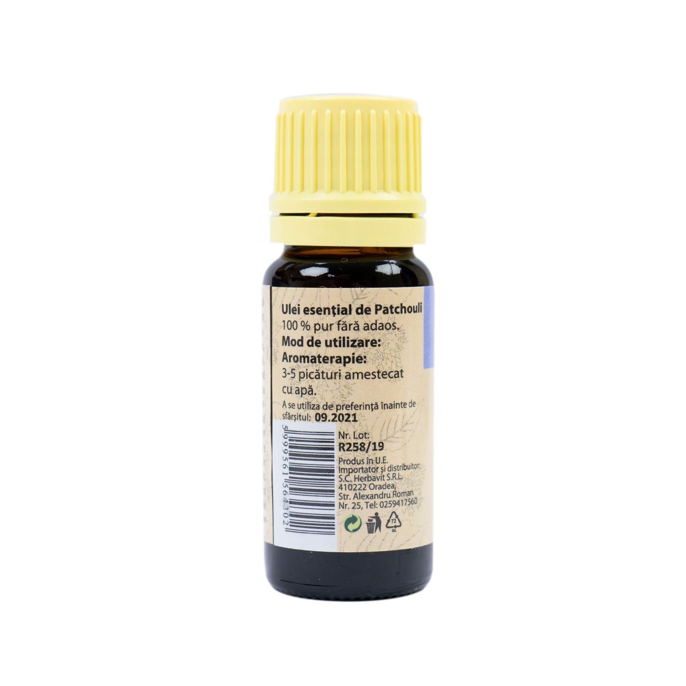 Ulei esential de Patchouli (Pogostemon cablin), 100% pur fara adaos, 10 ml - 3