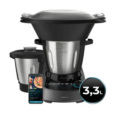 Pametni multicooker s WiFi, Cecotec, Mambo Havana, 3.3 litre, crno/inox
