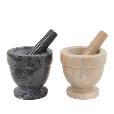 Mozár cu pistil din granit, 10.5 cm