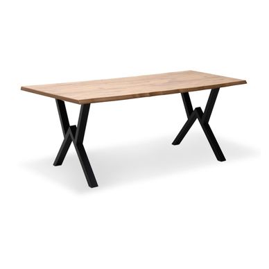 Маса Walter Mdf/металик в цвят акация 160x80x75см.