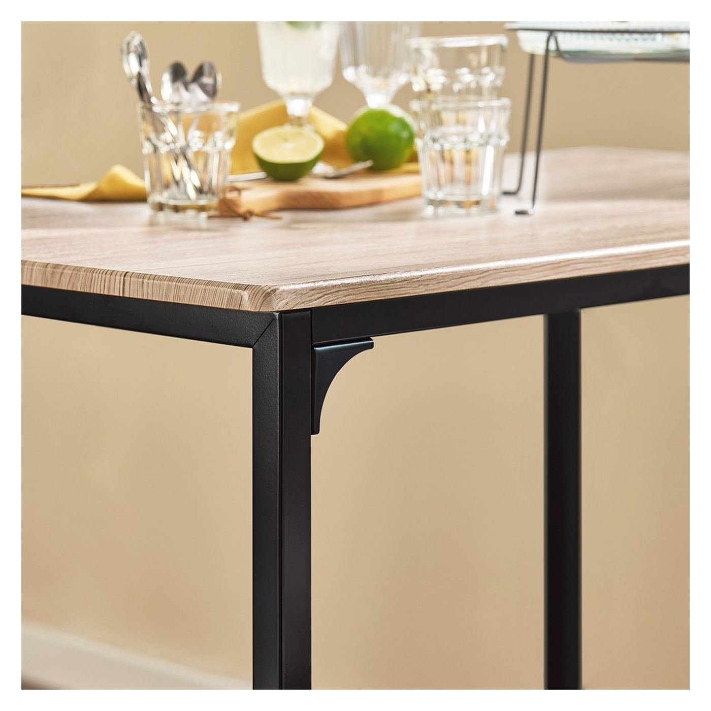 SoBuy Set Masă Bar cu 4 Scaune - 6