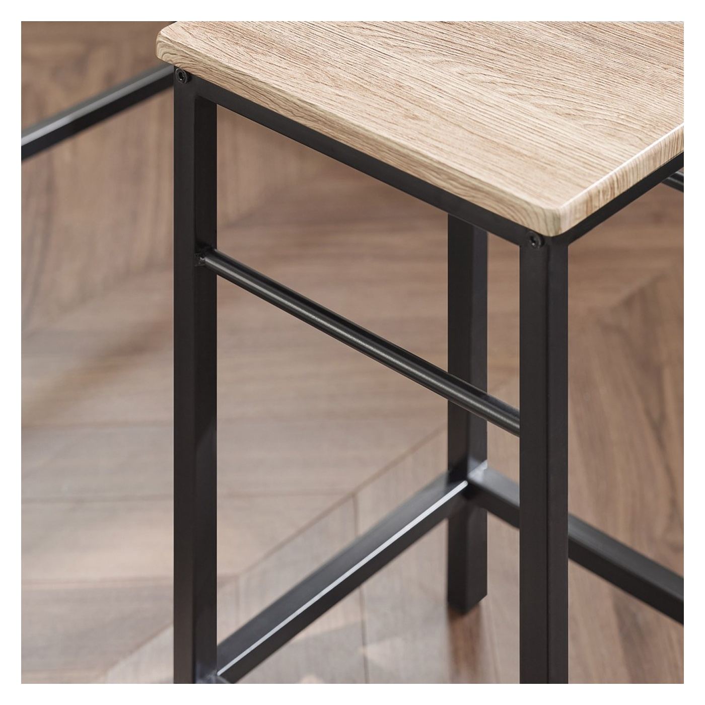 SoBuy Set Masă Bar cu 4 Scaune - 9