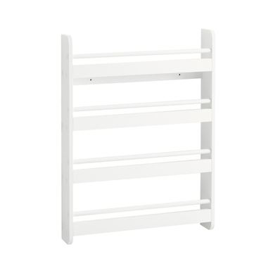 SoBuy Otroška stenska polica bela 60x80x12 cm 4 police za knjige