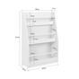 SoBuy KMB45-W Raft Alb pentru Copii cu Organizator thumbnail 3