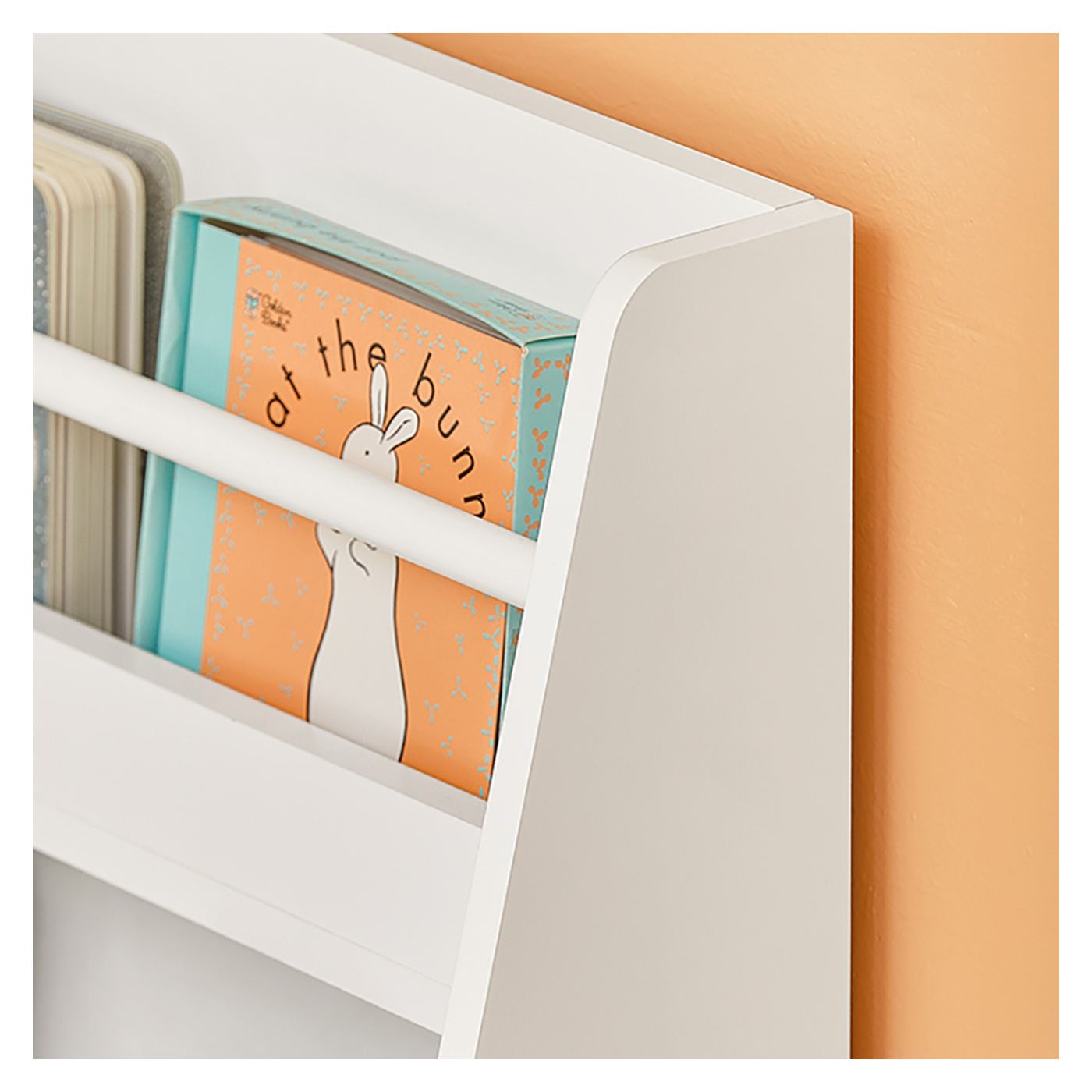 SoBuy KMB45-W Raft Alb pentru Copii cu Organizator - 11