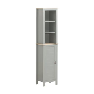 SoBuy Έπιπλο Μπάνιου Γκρι 30x39x169 εκ.