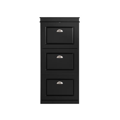 SoBuy Ormarić za cipele 3-vrata Crni 53x24x117 cm FSR94-SCH