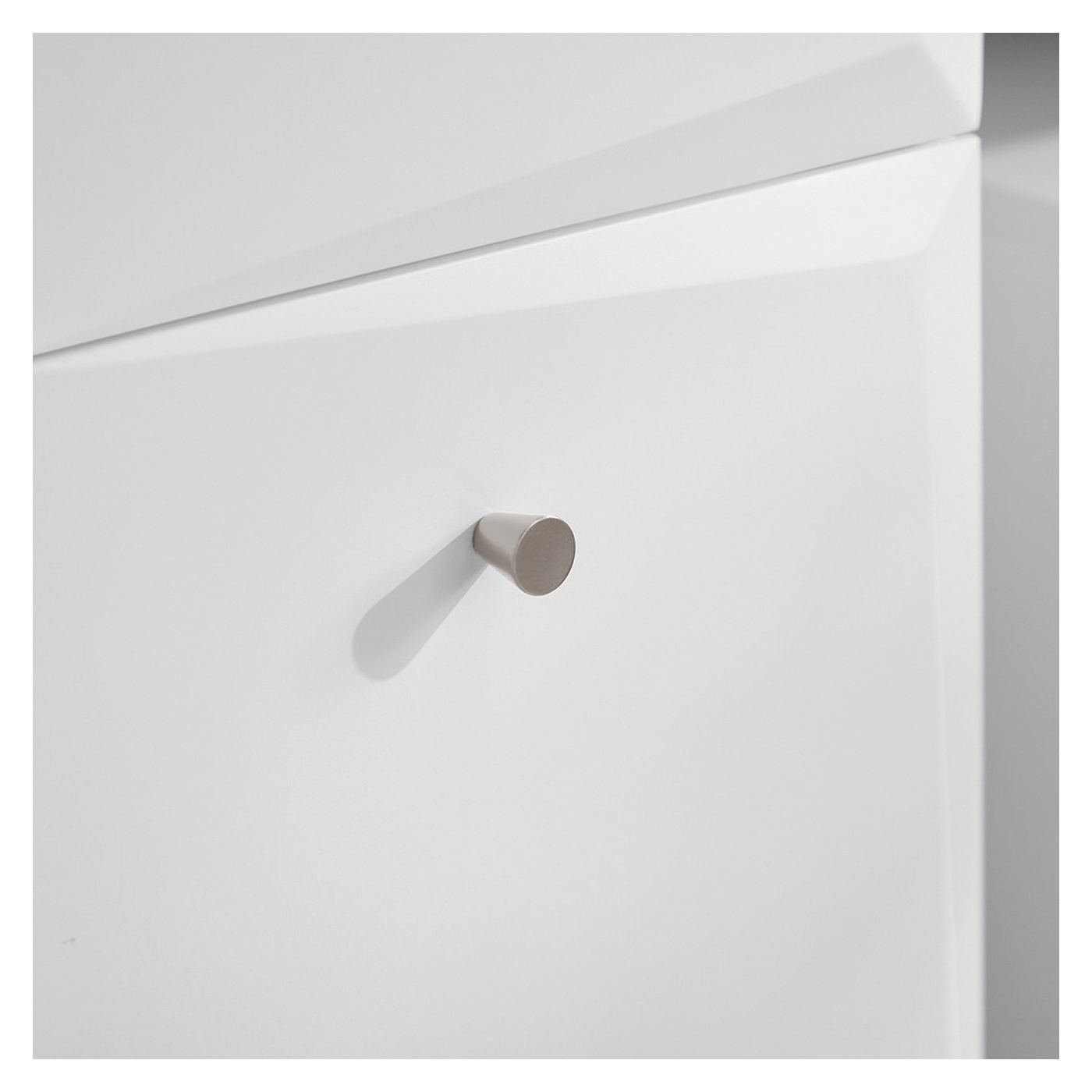 SoBuy Шкаф за баня с кош за пране Бял 34x90x30 см BZR93-W - 7