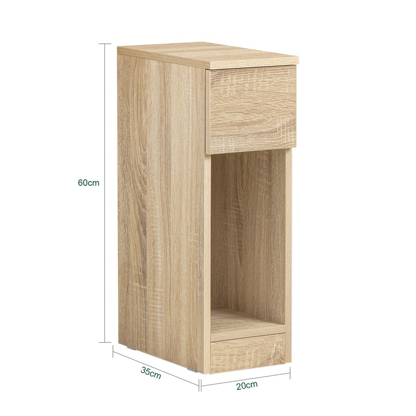 SoBuy Nočna omarica 20 cm Majhna posteljna omarica - 3