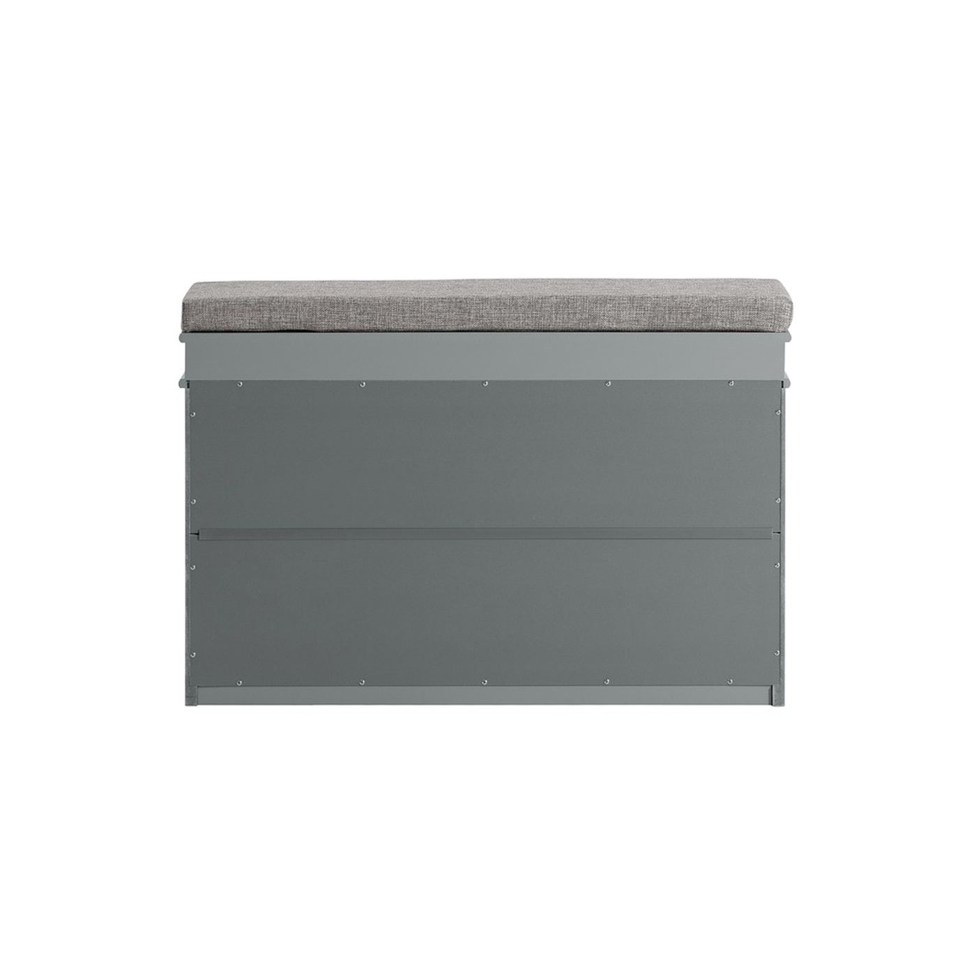 SoBuy Comodă pentru pantofi cu șezut, îngustă, gri, 24x75x51cm FSR82 - 13