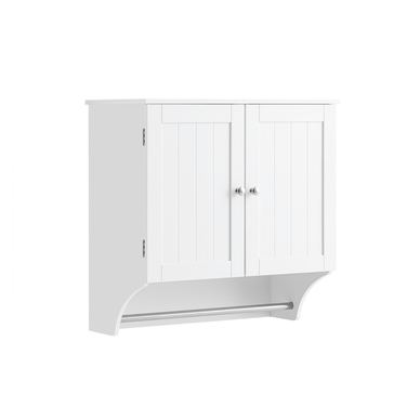 SoBuy Bela stenska omarica 60x60x30 cm z vrati, model BZR84-W