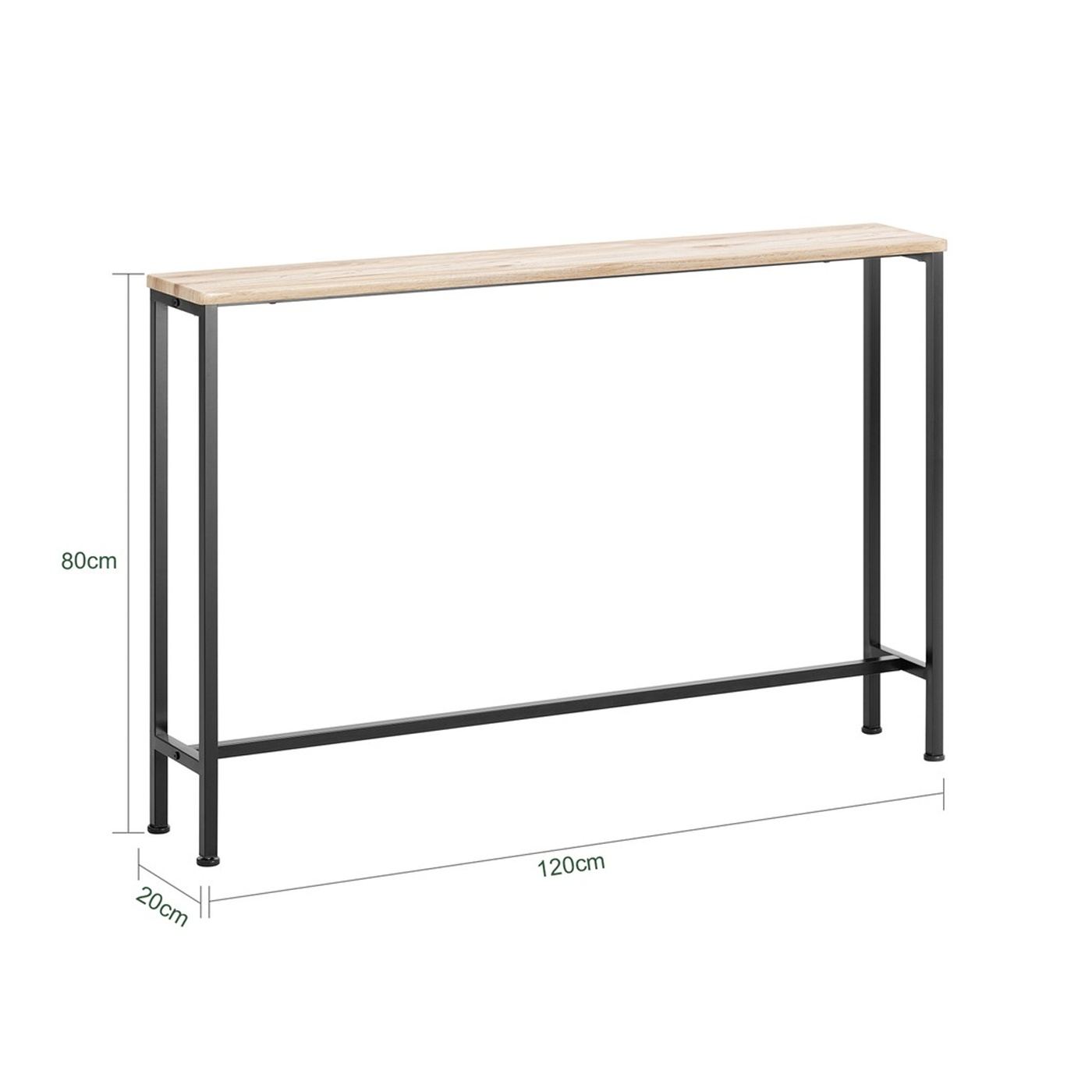 SoBuy FSB19-XL-Z Omakna omara, konzolna mizica 20x80x120 cm - 3