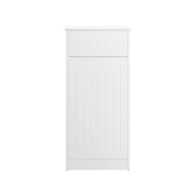 SoBuy Koupelnová skříňka s košem na prádlo 1 zásuvka 39x40x89 cm BZR110-W