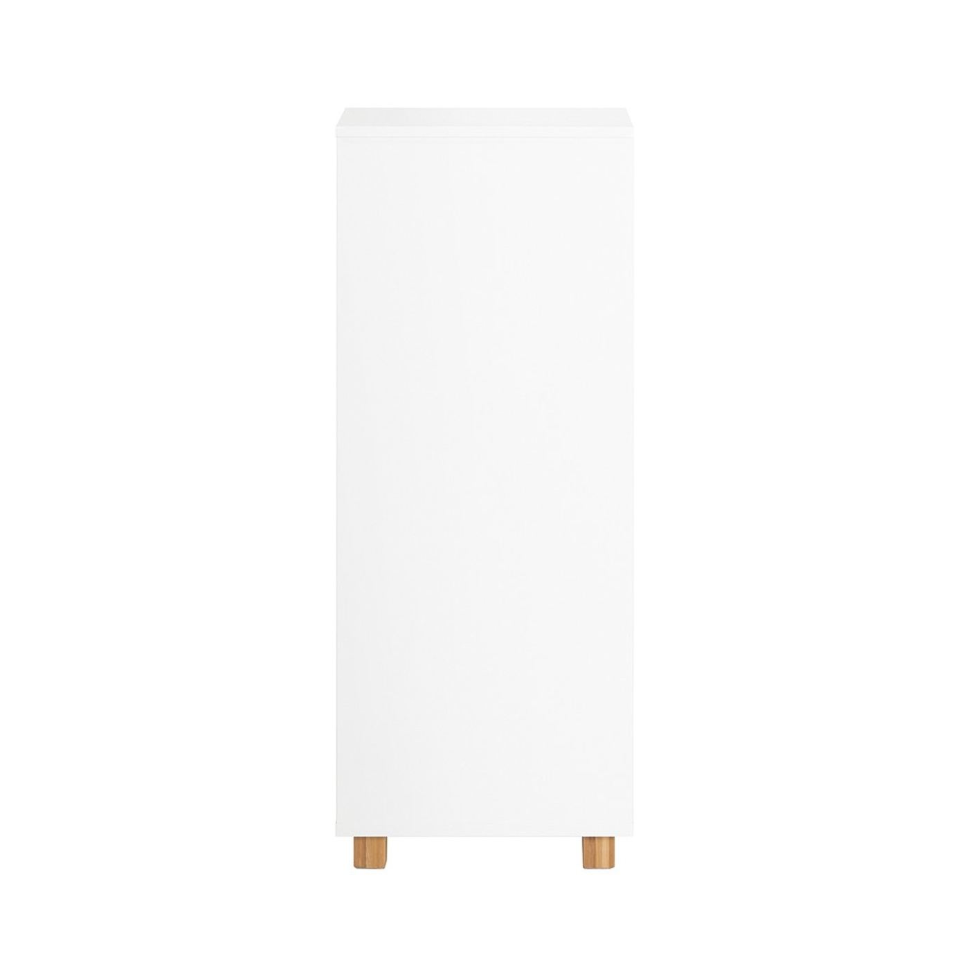 SoBuy Dulap de baie cu coș de rufe 32x33x85 cm Natural BZR126-W - 15
