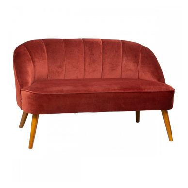 Naova Red kanap, poliszter, 2 szemlyes, 126 x D. 71 x H. 72 cm, 16 kg