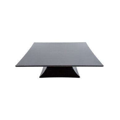 Stalak za tortu 35x35x10 cm Crni, AZHOME