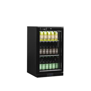 Hűtőpult, TEFCOLD, DB106H, 92 liter, fekete