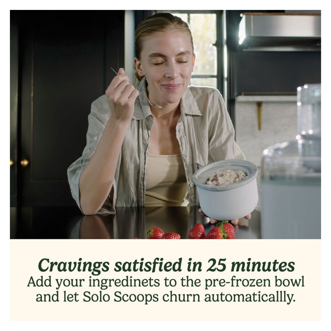 Μηχανή παγωτού Cuisinart Solo Scoops ICEM10E, 25W, 475 ml, έως 8 μπάλες παγωτού, Λευκό - 4