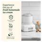 Μηχανή παγωτού Cuisinart Cool Scoops ICE21E, 35W, 1.4 L, έως 20 μπάλες παγωτού, διαφανές καπάκι με εύκολο κλείδωμα, λευκό thumbnail 2