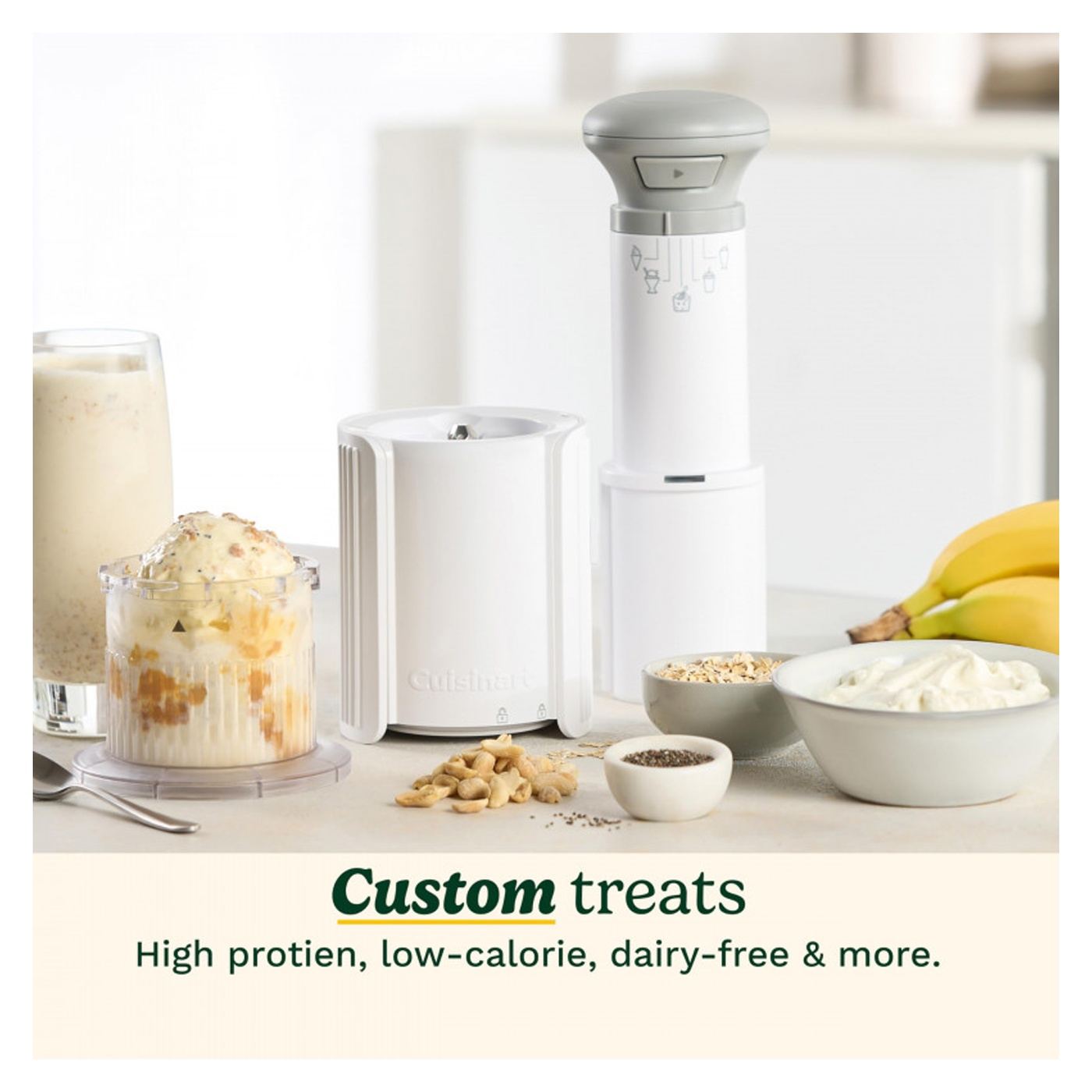 Μηχανή παγωτού Cuisinart Freeze Wand ICEFD10E, 250W, 240 ml, 5 προγράμματα, χωρίς BPA, ήσυχη λειτουργία, λευκό - 7