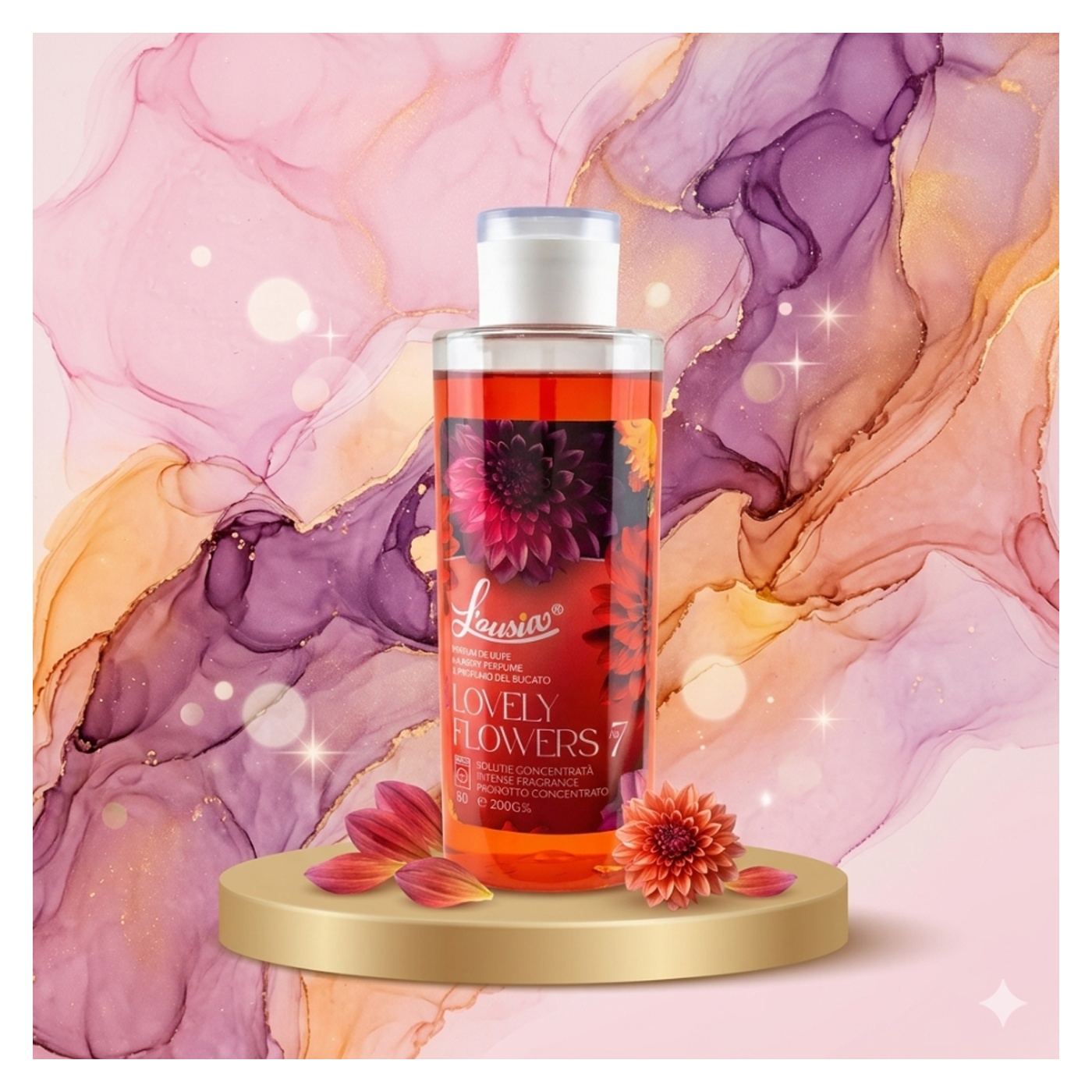 Parfum de rufe Lousia Lovely Flowers 200 g - concentrat, persistent — imaginea 6