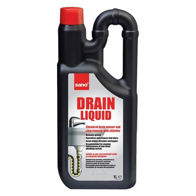 Solutie lichida pentru desfundat scurgeri Sano Drain, 1l