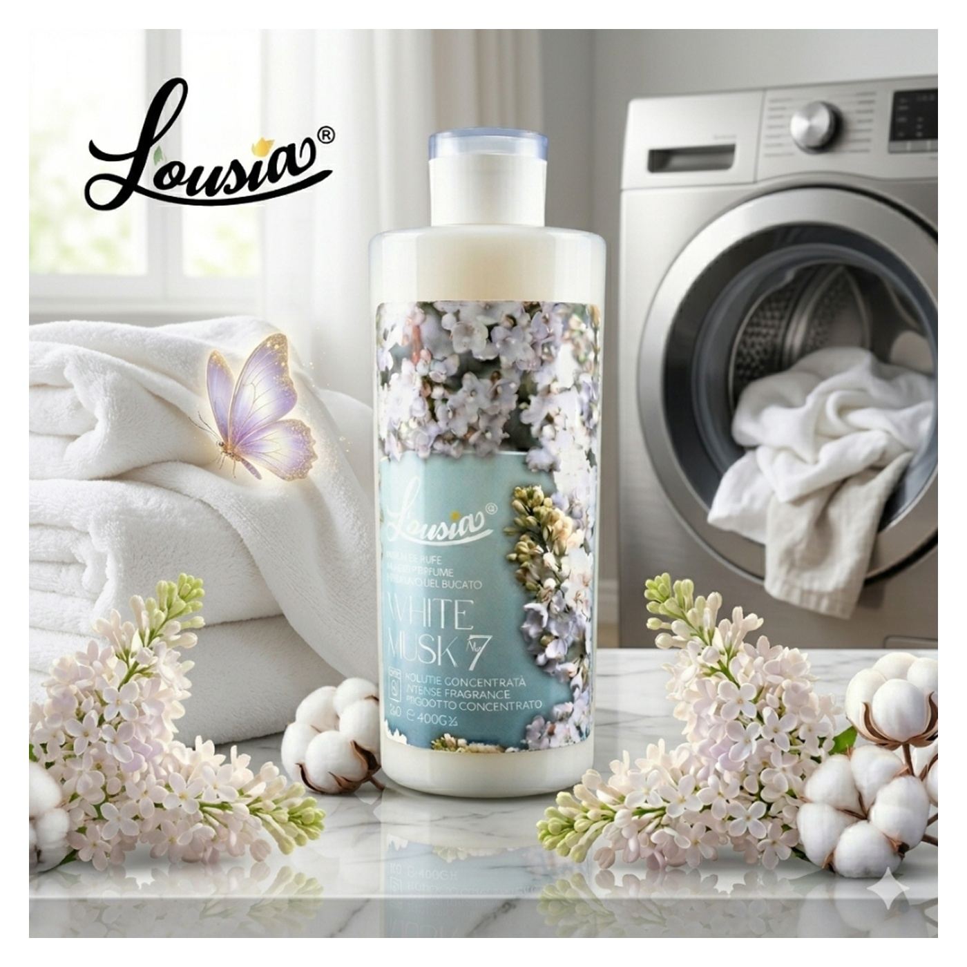 Aviváž L’ousia White Musk 400 g – koncentrovaná, s dlouhotrvajícím účinkem, až na 160 praní - 5