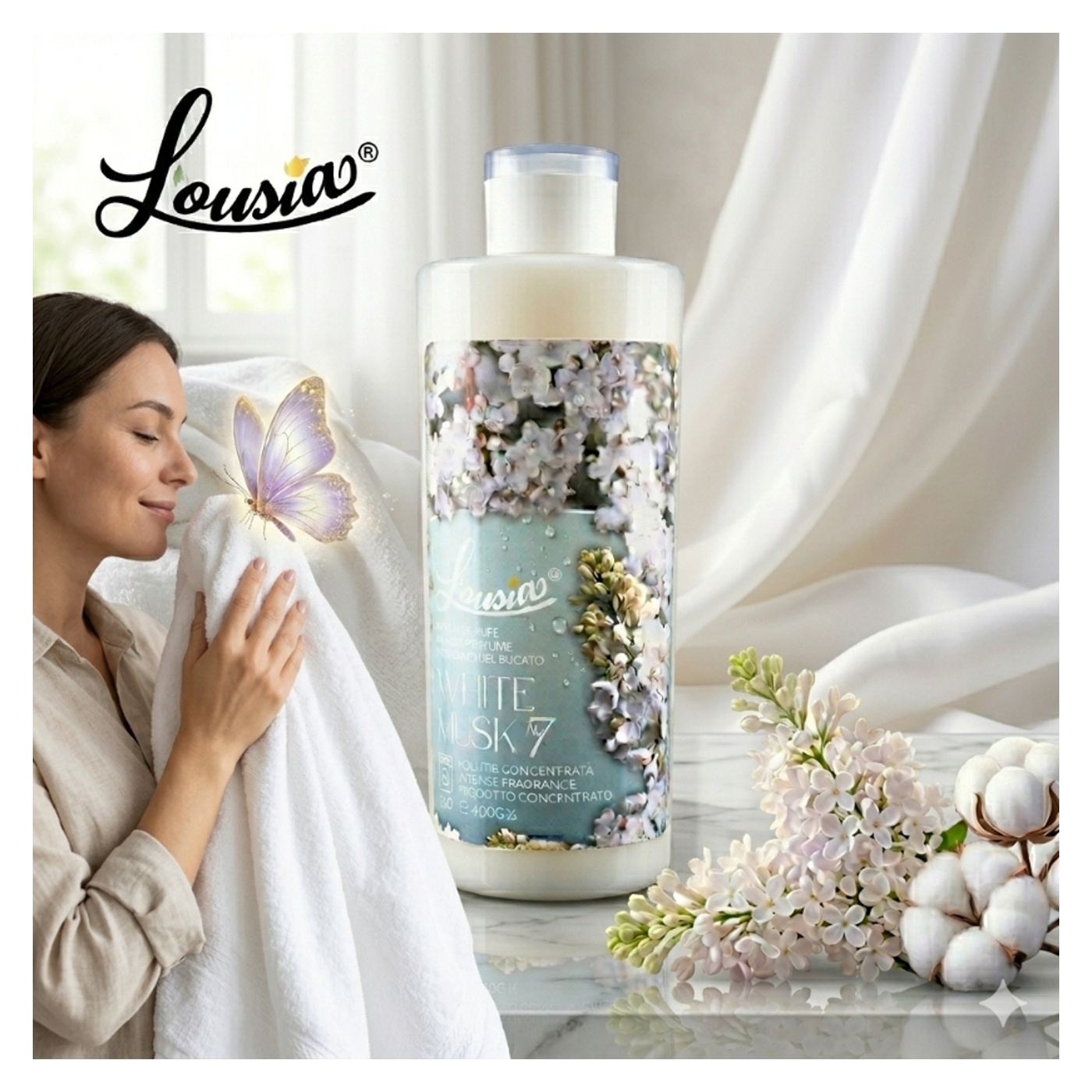 Aviváž L’ousia White Musk 400 g – koncentrovaná, s dlouhotrvajícím účinkem, až na 160 praní - 6