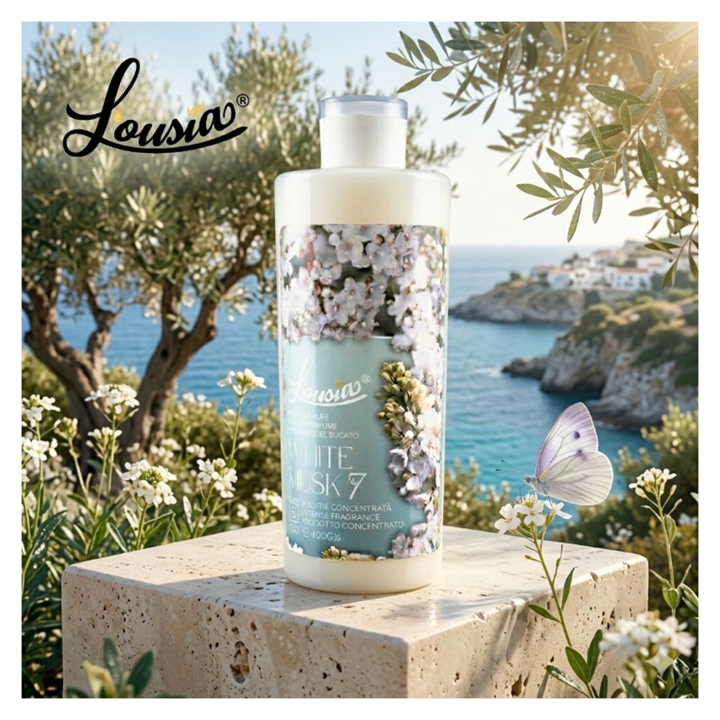 Aviváž L’ousia White Musk 400 g – koncentrovaná, s dlouhotrvajícím účinkem, až na 160 praní - 7