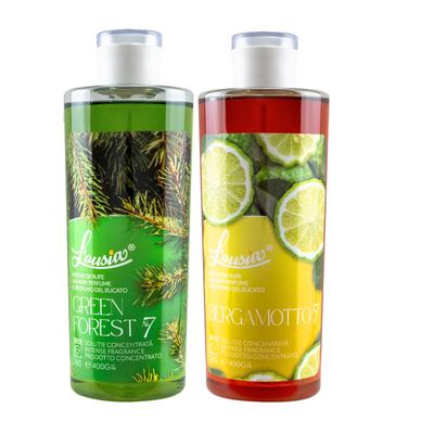 Σετ L’ousia Fresh Balance 2x400g – Green Forest, Bergamotto, συμπυκνωμένο απορρυπαντικό ρούχων, με μακρά διάρκεια, για έως και 3