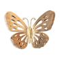 Метална стенна декорация Butterfly TopMebel в златист цвят 29x32cm thumbnail 1