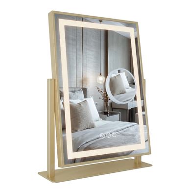 Tükör Rea Lumi Aranysárga 30 x40 Led - 8,5 x36,5 x47,5cm